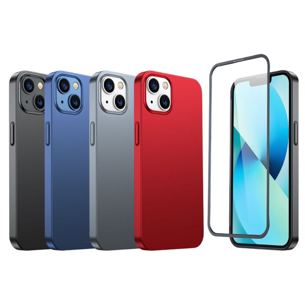 Joyroom iPhone 13 Silicone Protective Case 6.1 Inch with Screen Protector