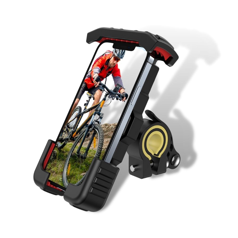Joyroom Bike Phone Holder for Motorcycle, Universal Handlebar Bicycle Phone Holder Supports 4.7-6.8 Inches