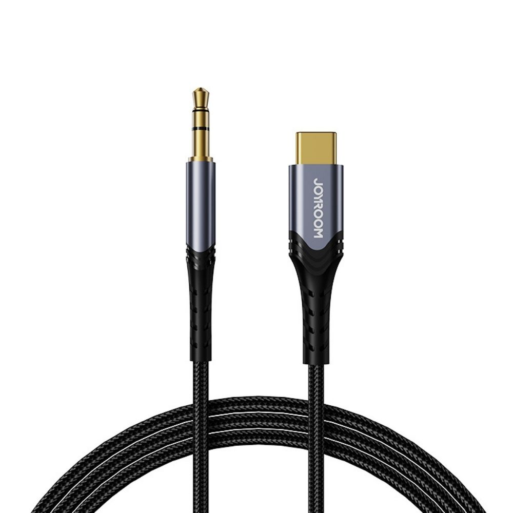 Joyroom SY-A03 USB C to 3.5mm Audio Jack Cable, Type C to AUX Headphone Male Cord Extension, 2M
