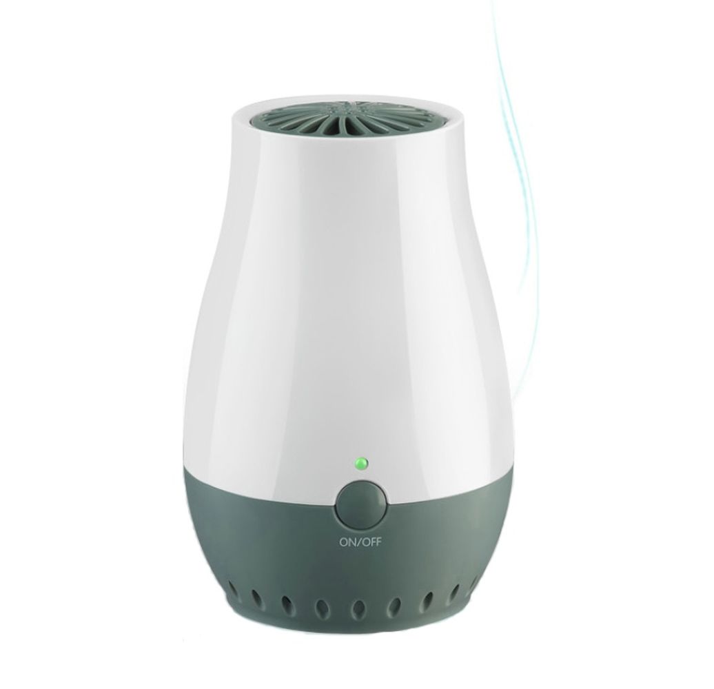 Portable Personal Air Purifier, Ozone Generator, Deodorizer, Air Cleaner, USB Powered for Home, Car, and Travel, White